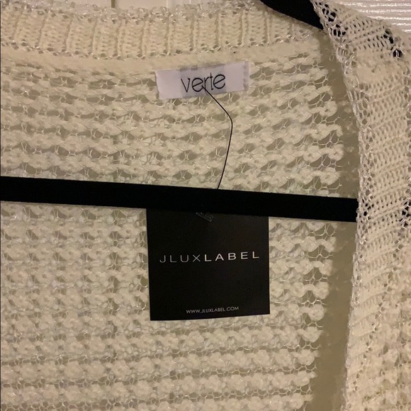 NWT JLUXLABEL Off White Laurel Crochet Cardigan Du - Picture 6 of 12